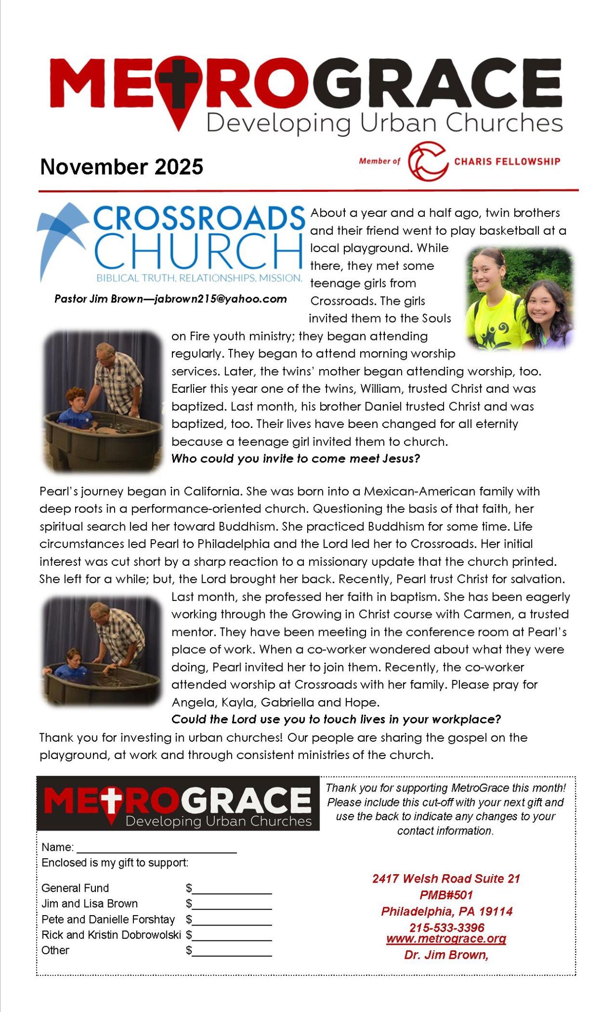 November 2025 Newsletter